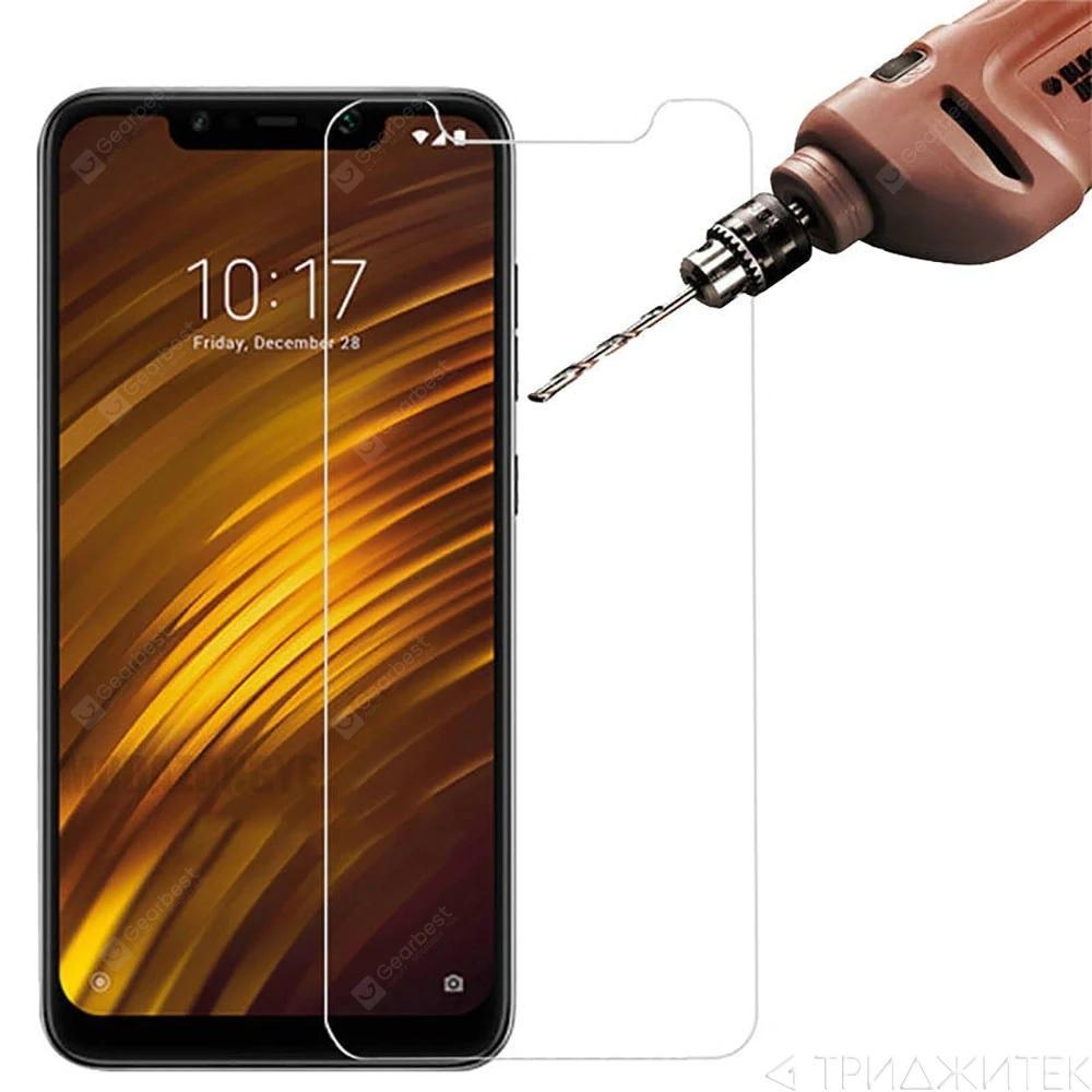 Защитное стекло "Плоское" для Xiaomi Pocophone F1