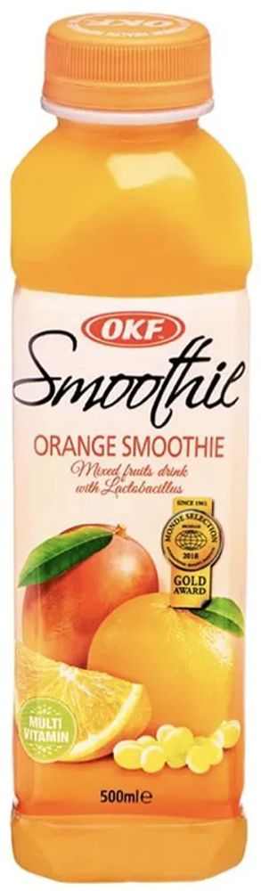 Мультивитаминный напиток OKF Smoothie Orange &quot;Апельсин&quot; 0.5 - пэт