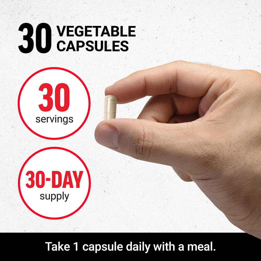 Force Factor, йохимбин, 6 мг, 30 капсул