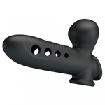 Насадка на пенис с эффектом расширения «Pretty Love Airbag Penis Sleeve Tyronn» черная