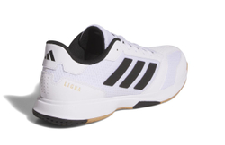 Мужские кроссовки для бадминтона/сквоша Adidas Ligra 8 M - cloud white/core black/cloud white