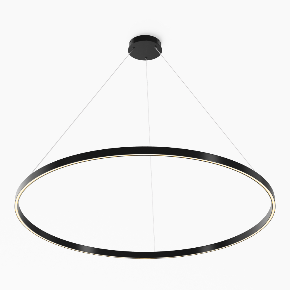 Люстра подвесная светодиодная Maytoni Rim MOD058PL-L65BK
