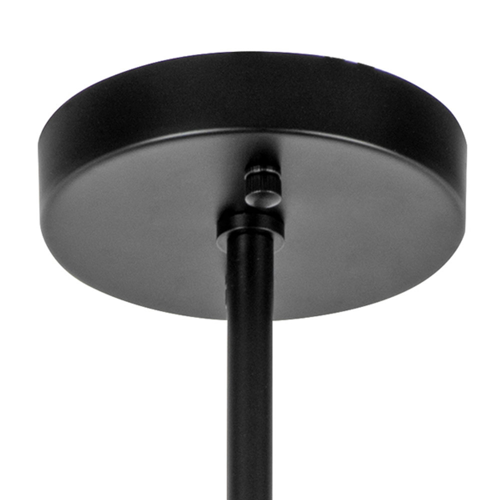 815460 Люстра CROCO 6х40W E14 ЧЕРНЫЙ МАТОВЫЙ/ЗОЛОТО