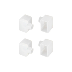Заглушка WPH-FLEX-1018-SIDE WHITE с отверстием (Arlight, Силикон) 040856