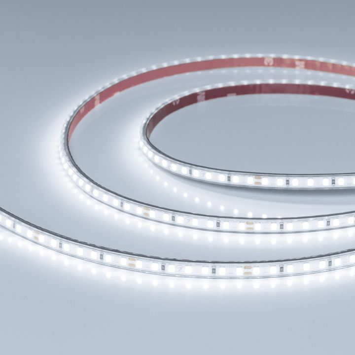 Светодиодная лента герметичная RTW-PS-A140-7mm 24V White6000 (10 W/m, IP67, 5m) Arlight 058504