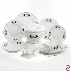 Столовый сервиз на 6 персон Bernadotte Синий глаз 27 предметов