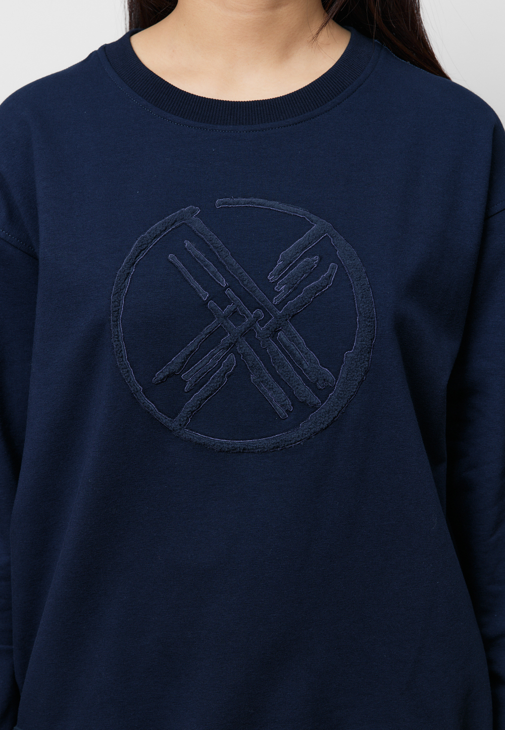 Свитшот SHANYRAQ APPLIQUE BLUE