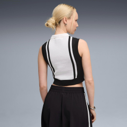 Топ женский PUMA FUTURE.PUMA.ARCHIVE Half-Zip Knitted Tank