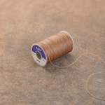 Нитки вощеные круглые 0,55 мм 35м, цвет 6 (бежевый)