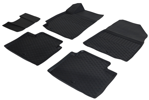 Коврики в салон автомобиля Rival для Hyundai Elantra VII CN7 поколение седан 2021-н.в., полиуретан, 5 частей, 12301003