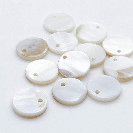 Перламутр, подвеска, размер около 11,5 мм, цена за набор 5 шт