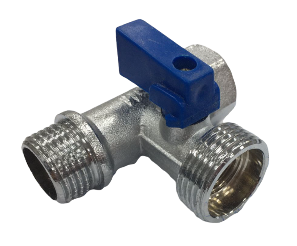 Кран шаровый для стир. машин 3-х -"SM"