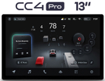 Магнитола для Nissan Navara D40 2004-2014 (кондиционер) - Teyes CC4-PRO монитор 13" 2K QLED на Android 13, Snapdragon 778G, 8+128, AI, CarPlay, DSP, 4G SIM-слот