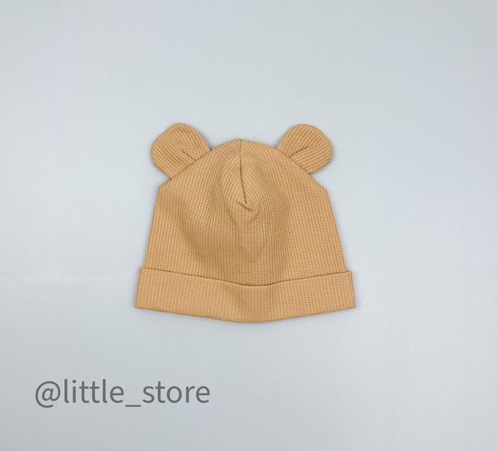 Шапочка двухслойная из вафельного полотна, Итальянский песок