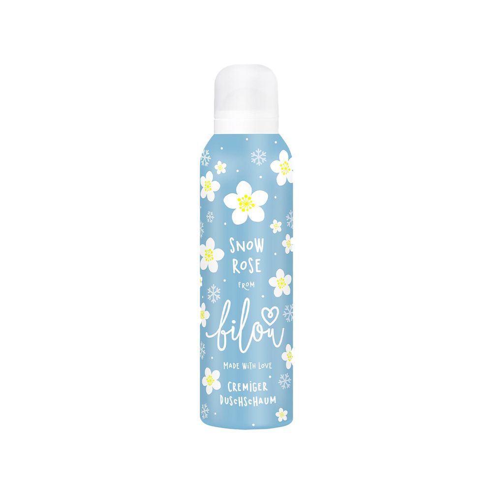 BILOU Пенка для душа с ароматом заснеженных цветов Snow Rose