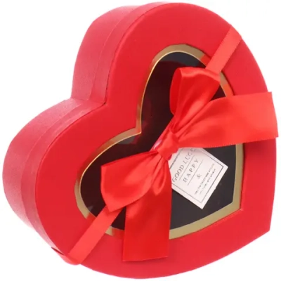 Коробка подарочная «Искренность» 16*14*6 см, Красный