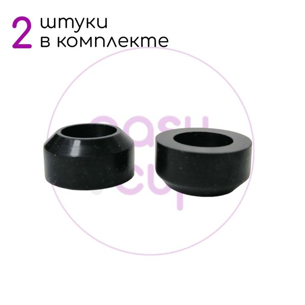 Плоский уплотнитель уровня воды 16x10x8 мм EPDM, 2 штуки