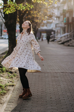 Уютное платье из теплого хлопка