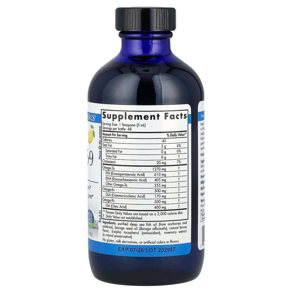 Nordic Naturals, ProEFA - 3-6-9, лимон, 237 мл (8 жидк. унций)