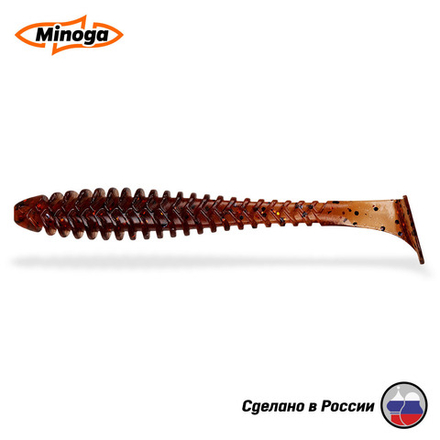 Силиконовая приманка "Minoga" ACTION FAT  6,1"(3шт) 155мм, 17,74 гр, цвет 006