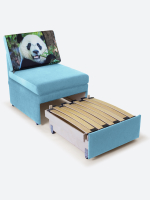 Кресло-кровать "Миник" Candy Blue, купон Панда