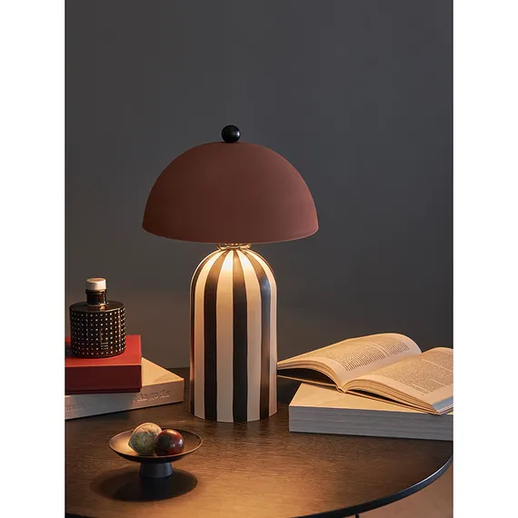 Светильник настольный anniken, D25х38 см, черный/белый/терракотовый