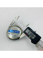 Колпачки заглушки на литые диски с эмблемой Volvo 64 мм 4 шт