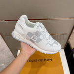 Мужские белые кроссовки Louis Vuitton Run Away