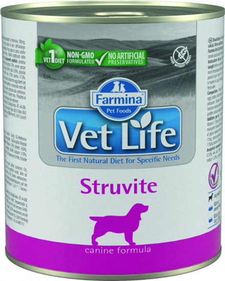 Консервы FARMINA Vet Life Struvite для взрослых собак всех пород при МКБ - 300 гр