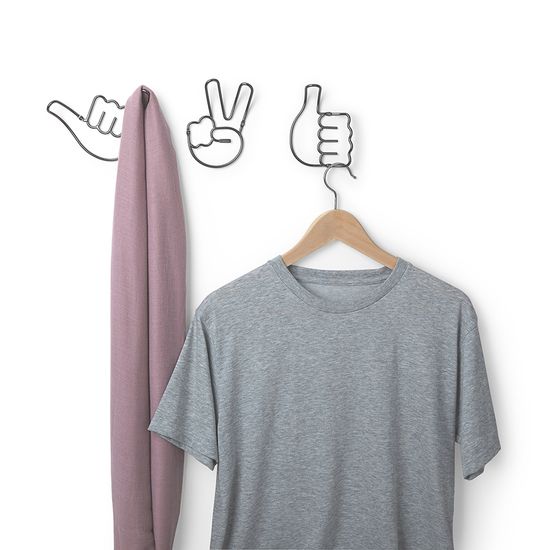 Крючки настенные Umbra Handy титан