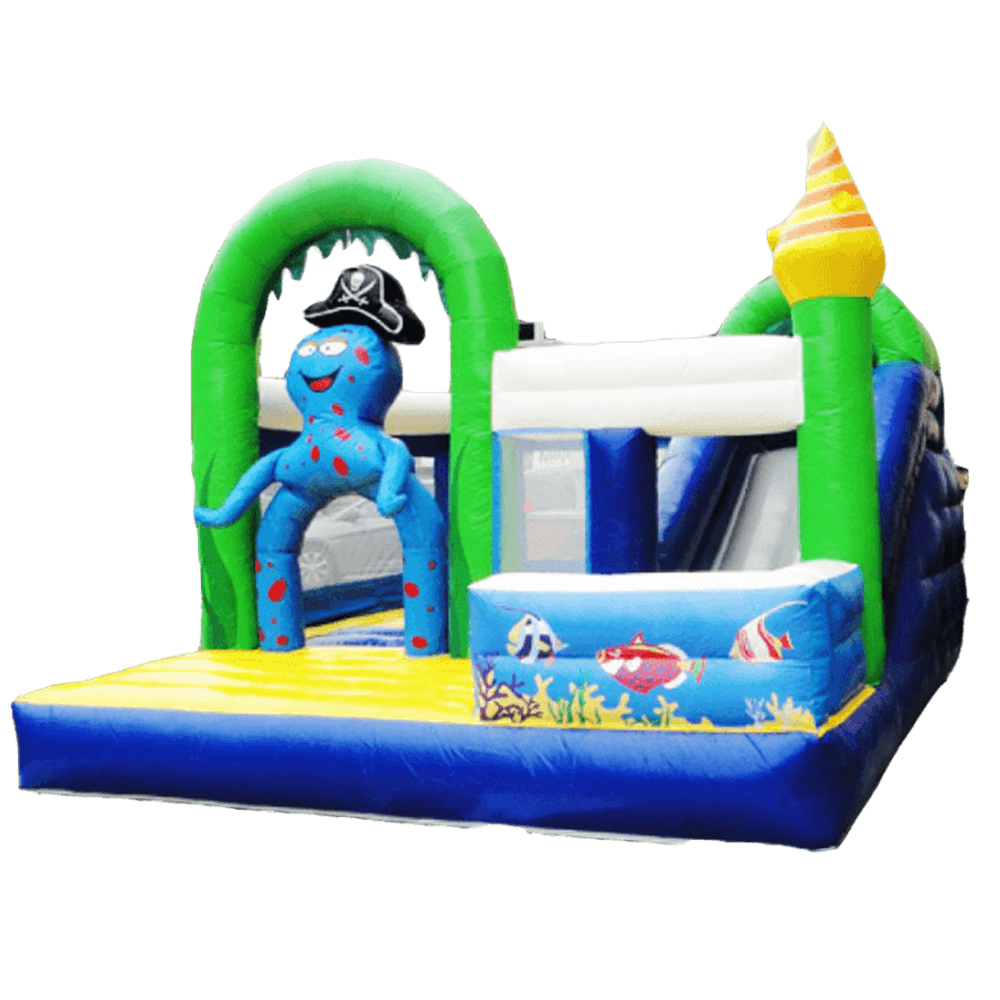 Коммерческий надувной батут "Осьминог"