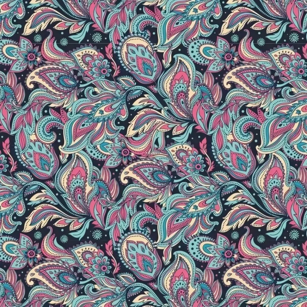 Бумага упаковочная 50х70 см «Восточные узоры» (1 лист)