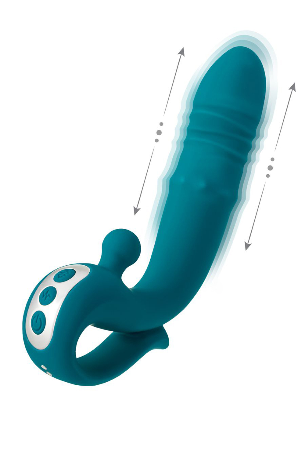 Вибратор мультифункциональный JOS Mija, синий