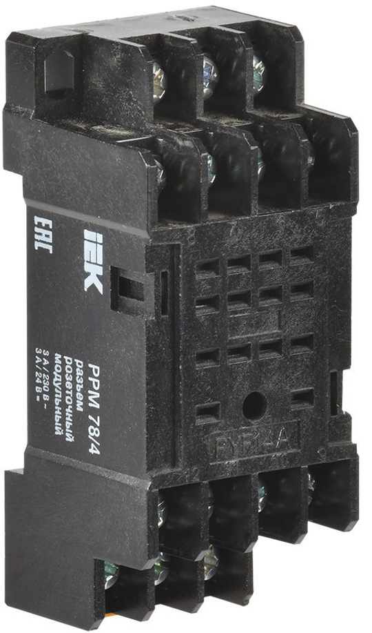 Разъем розеточный модульный РРМ78/4(PYF14A) для РЭК78/4(MY4) IEK