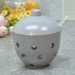 Сахарница "Sens", дымчато-серый