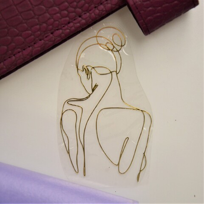 Картинка из термотрансферной пленки "Девушка 6"