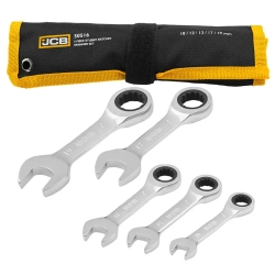 Ключи комбиннированные трещоточные, набор 5пр. JCB JCB-50516
