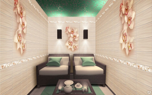 Панель ПВХ фотопечать Арома узор 2700х250мм