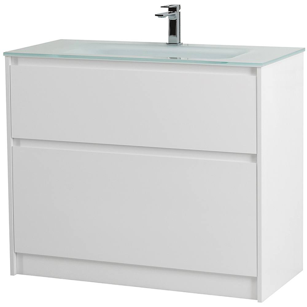 Тумба под раковину BelBagno Kraft 100 KRAFT-1000-2C-PIA-BO Bianco Opaco
