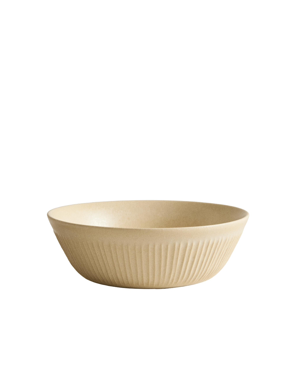 Zara Home миска из каменной керамики, цвет бежевый, 16 см