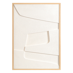 Панно декоративное с эффектом 3d minimalism, с бежевой рамой, 50х70 см
