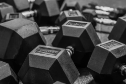 Гантель 1 кг  гексагональная