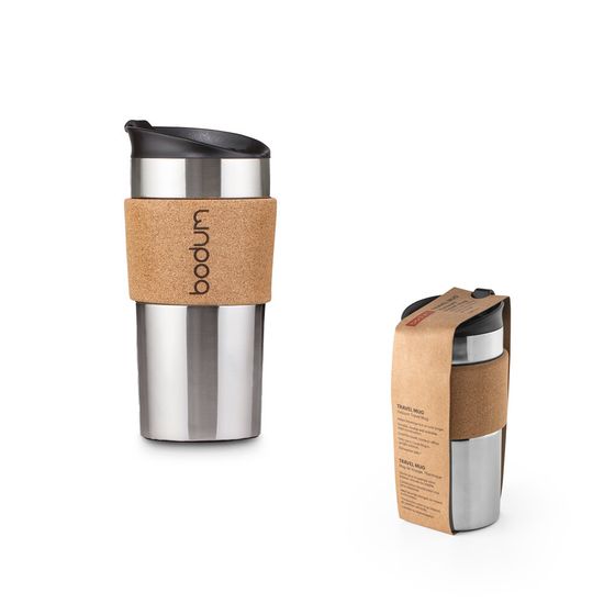 TRAVEL MUG CORK. Термокружка350мл