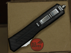 Нож Microtech Scarab 2 S/E Standard - стоунвош клинок, черная рукоять + карбон