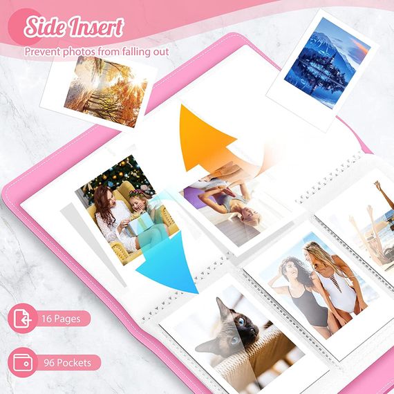 Fotoalbom \ Фотоальбом \ Album  96 sheet sunshine pink