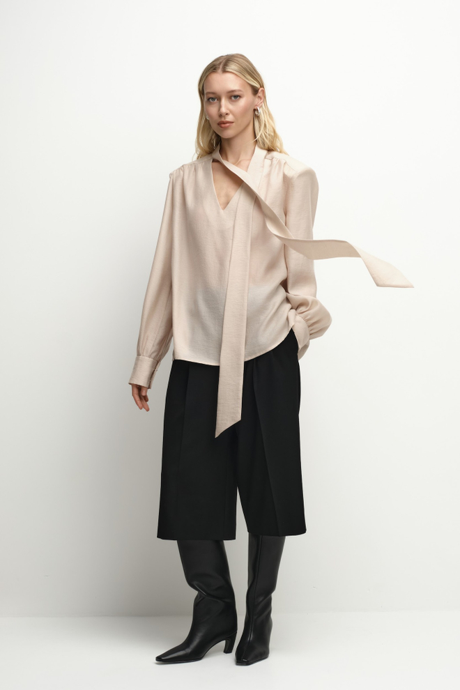 Блуза чайная