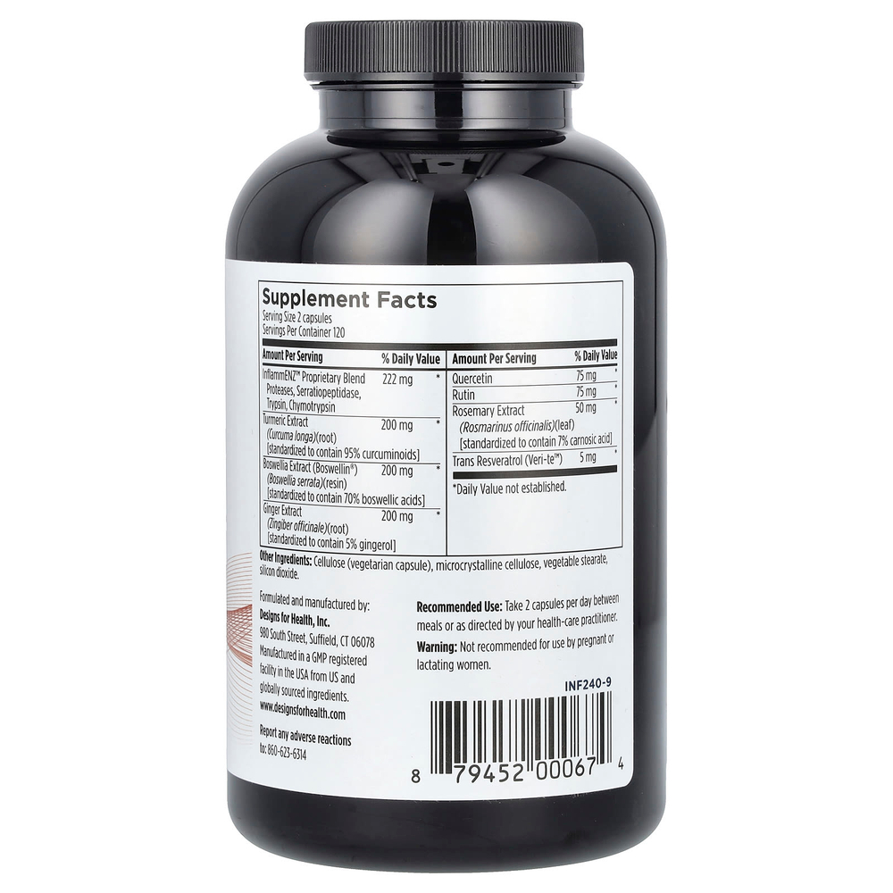 Designs For Health, Inflammatone™, 240 Capsules