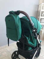 Коляска прогулочная Babalo 2024 Изумрудный текстиль на белой раме