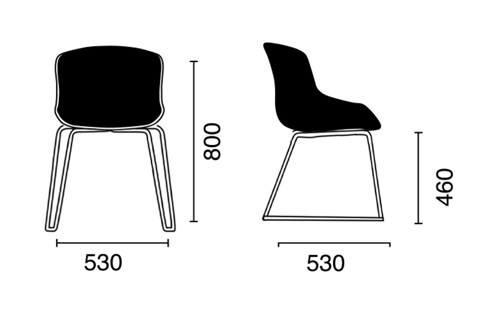 Стул с обивкой Papatya Globe-S Sled Soft