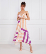 Платье LONG DRESS IUPIT Silvian Heach - розовый(CVP23008VE)